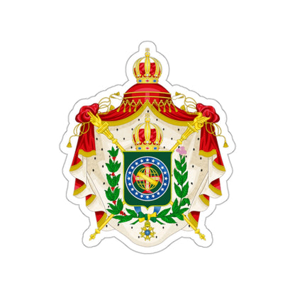 Coat of arms of the Empire of Brazil STICKER Vinyl Die-Cut Decal-White-The Sticker Space