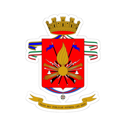 Coat of arms of the Esercito Italiano 1991-2014 (Italy) (Coat of Arms) STICKER Vinyl Kiss-Cut Decal 6 Inch White - The Sticker Space
