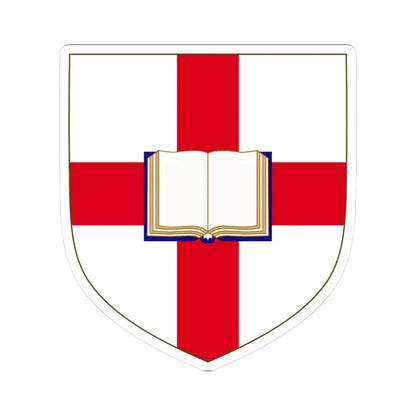 Coat of Arms of the Evangelical Connexion of the Free Church of England (United Kingdom) (Coat of Arms) STICKER Vinyl Kiss-Cut Decal 3 Inch White - The Sticker Space