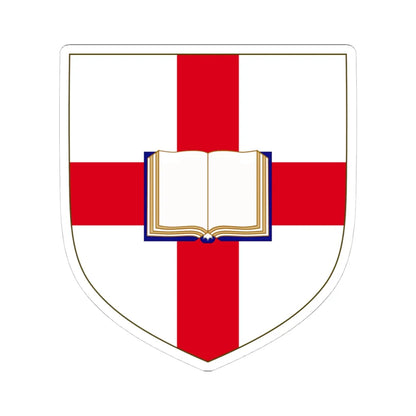 Coat of Arms of the Evangelical Connexion of the Free Church of England (United Kingdom) (Coat of Arms) STICKER Vinyl Kiss-Cut Decal 4 Inch White - The Sticker Space