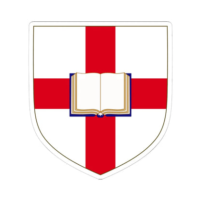 Coat of Arms of the Evangelical Connexion of the Free Church of England (United Kingdom) (Coat of Arms) STICKER Vinyl Kiss-Cut Decal 6 Inch White - The Sticker Space