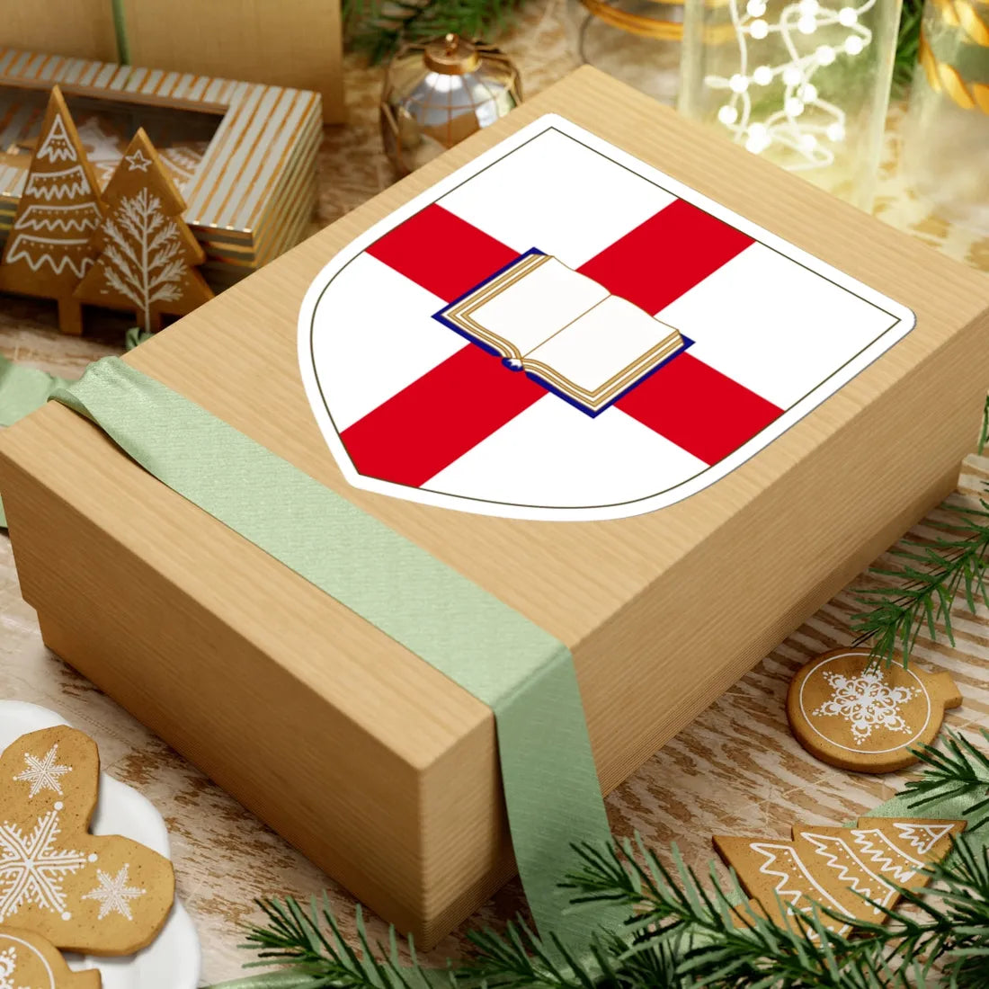 Coat of Arms of the Evangelical Connexion of the Free Church of England (United Kingdom) (Coat of Arms) STICKER Vinyl Kiss-Cut Decal - The Sticker Space