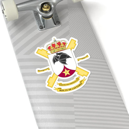Coat of Arms of the FAMET Headquarters Battalion (Spain) (Coat of Arms) STICKER Vinyl Kiss-Cut Decal - The Sticker Space