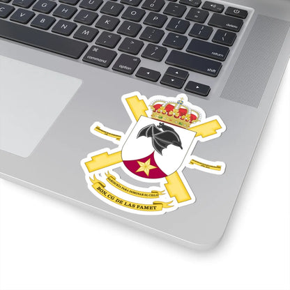 Coat of Arms of the FAMET Headquarters Battalion (Spain) (Coat of Arms) STICKER Vinyl Kiss-Cut Decal - The Sticker Space
