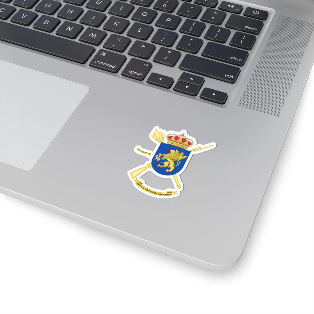Coat of Arms of the FAMET Logistics Group (Spain) (Coat of Arms) STICKER Vinyl Kiss-Cut Decal - The Sticker Space
