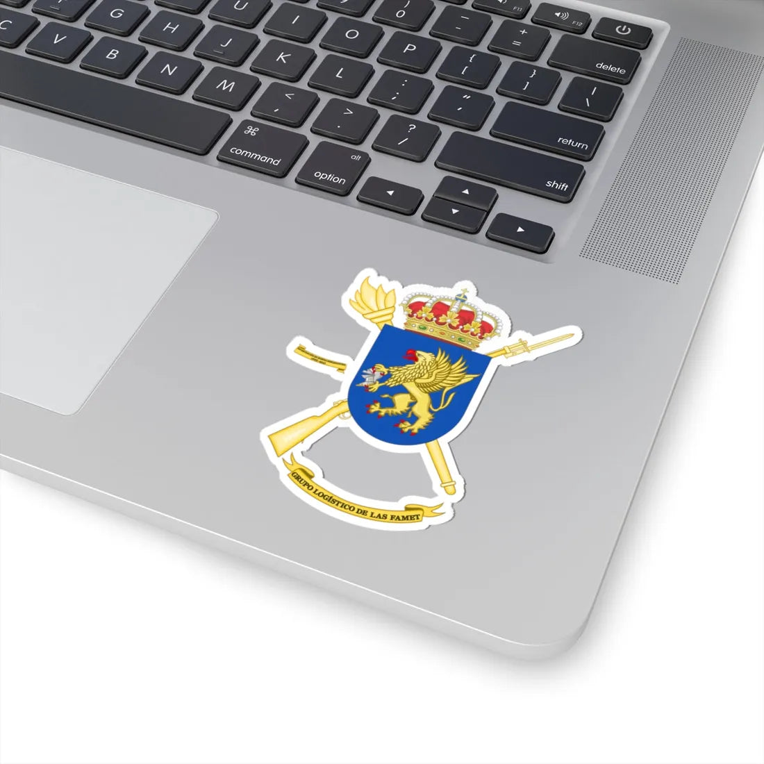 Coat of Arms of the FAMET Logistics Group (Spain) (Coat of Arms) STICKER Vinyl Kiss-Cut Decal - The Sticker Space