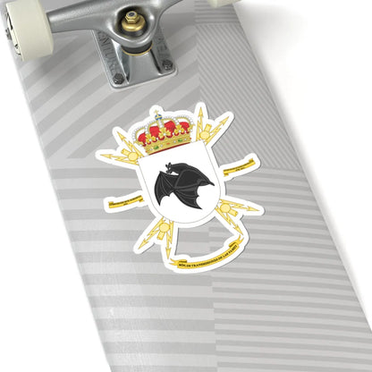 Coat of Arms of the FAMET Signals Battalion (Spain) (Coat of Arms) STICKER Vinyl Kiss-Cut Decal - The Sticker Space