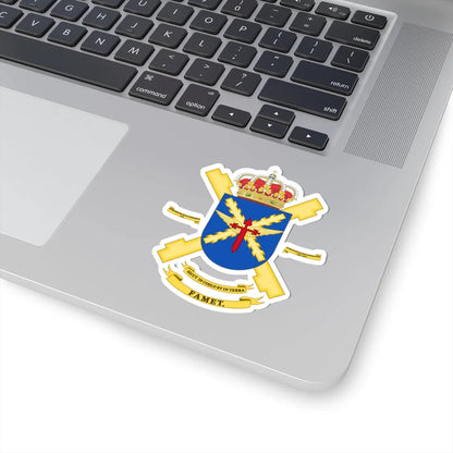 Coat of Arms of the FAMET (Spain) (Coat of Arms) STICKER Vinyl Kiss-Cut Decal - The Sticker Space