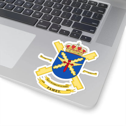 Coat of Arms of the FAMET (Spain) (Coat of Arms) STICKER Vinyl Kiss-Cut Decal - The Sticker Space