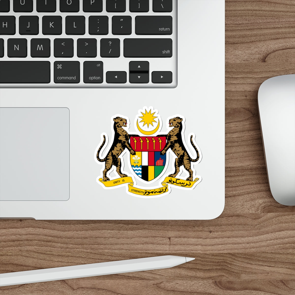 Coat of arms of the Federation of Malaya STICKER Vinyl Die-Cut Decal-The Sticker Space