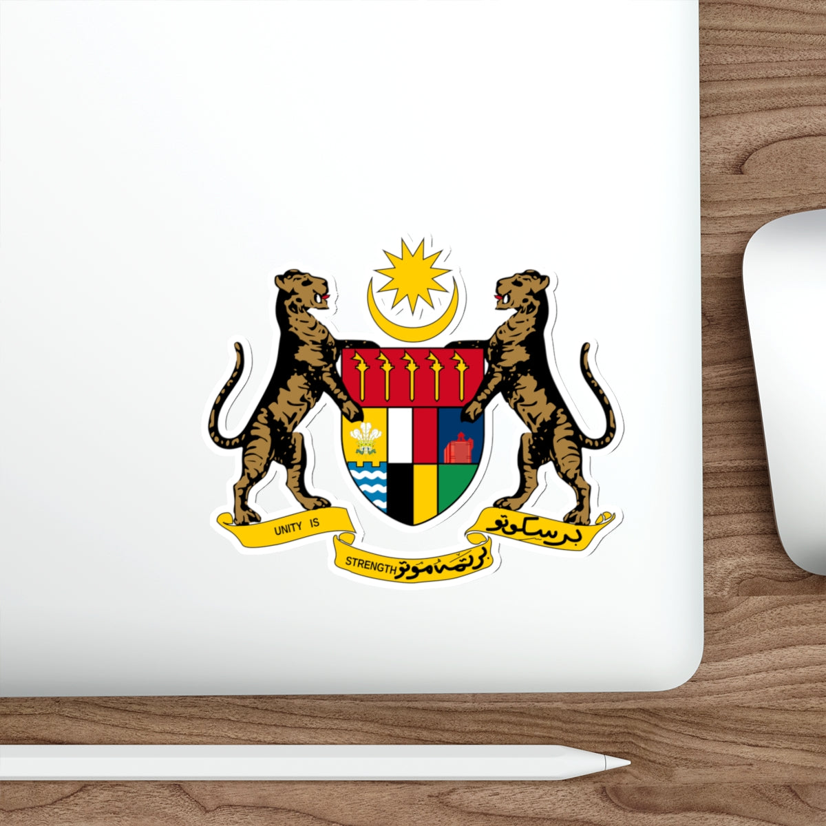 Coat of arms of the Federation of Malaya STICKER Vinyl Die-Cut Decal-The Sticker Space