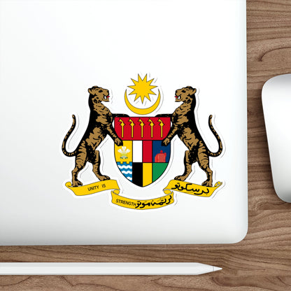 Coat of arms of the Federation of Malaya STICKER Vinyl Die-Cut Decal-The Sticker Space