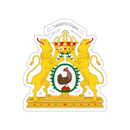 Coat of arms of the First Empire of Haiti STICKER Vinyl Die-Cut Decal - The Sticker Space