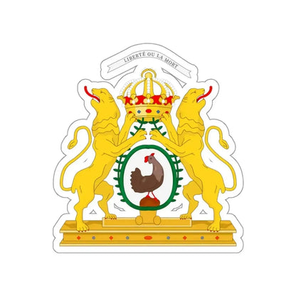 Coat of arms of the First Empire of Haiti STICKER Vinyl Die-Cut Decal - The Sticker Space