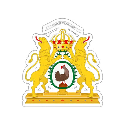 Coat of arms of the First Empire of Haiti STICKER Vinyl Die-Cut Decal - The Sticker Space