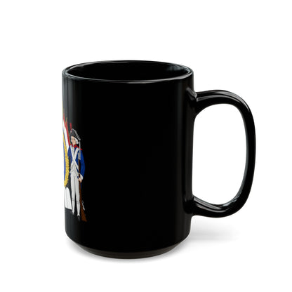 Coat of Arms of the First French Republic - Black Coffee Mug-The Sticker Space