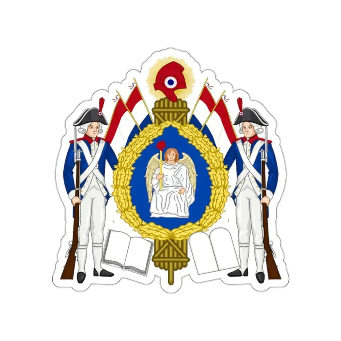 Coat of Arms of the First French Republic STICKER Vinyl Die-Cut Decal - The Sticker Space