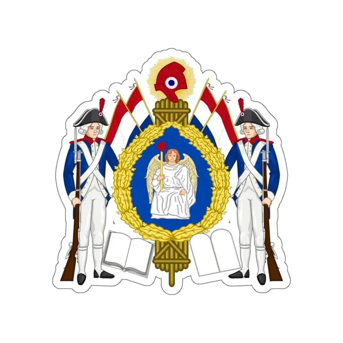 Coat of Arms of the First French Republic STICKER Vinyl Die-Cut Decal - The Sticker Space