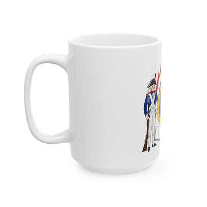 Coat of Arms of the First French Republic - White Coffee Mug-The Sticker Space