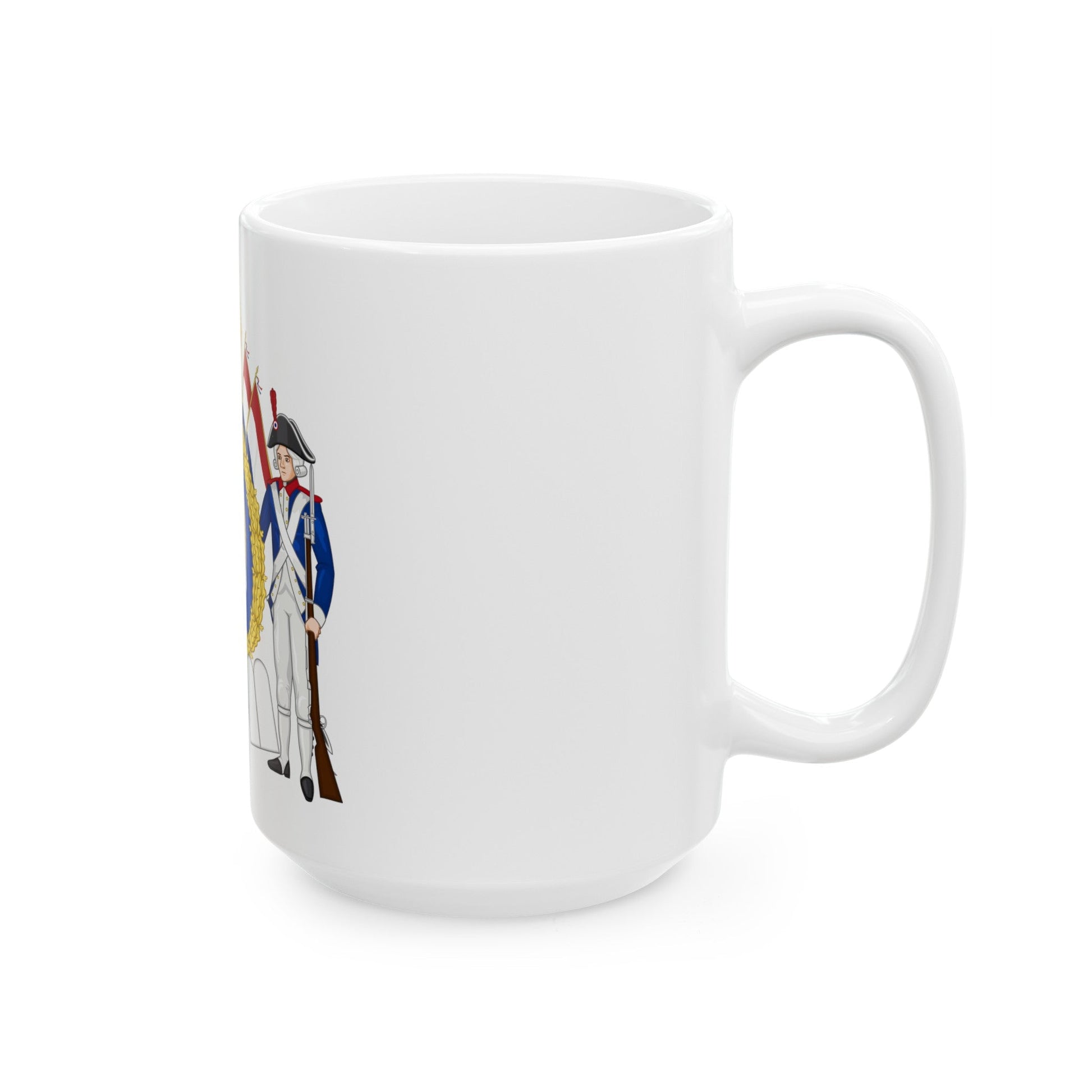 Coat of Arms of the First French Republic - White Coffee Mug-The Sticker Space