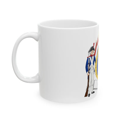 Coat of Arms of the First French Republic - White Coffee Mug-The Sticker Space