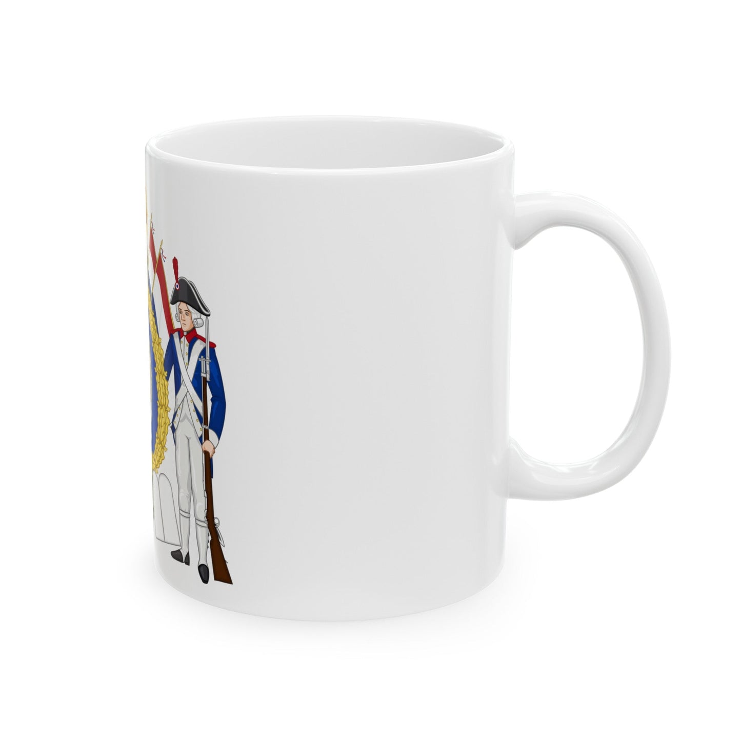 Coat of Arms of the First French Republic - White Coffee Mug-The Sticker Space