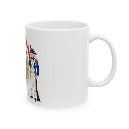 Coat of Arms of the First French Republic - White Coffee Mug-The Sticker Space