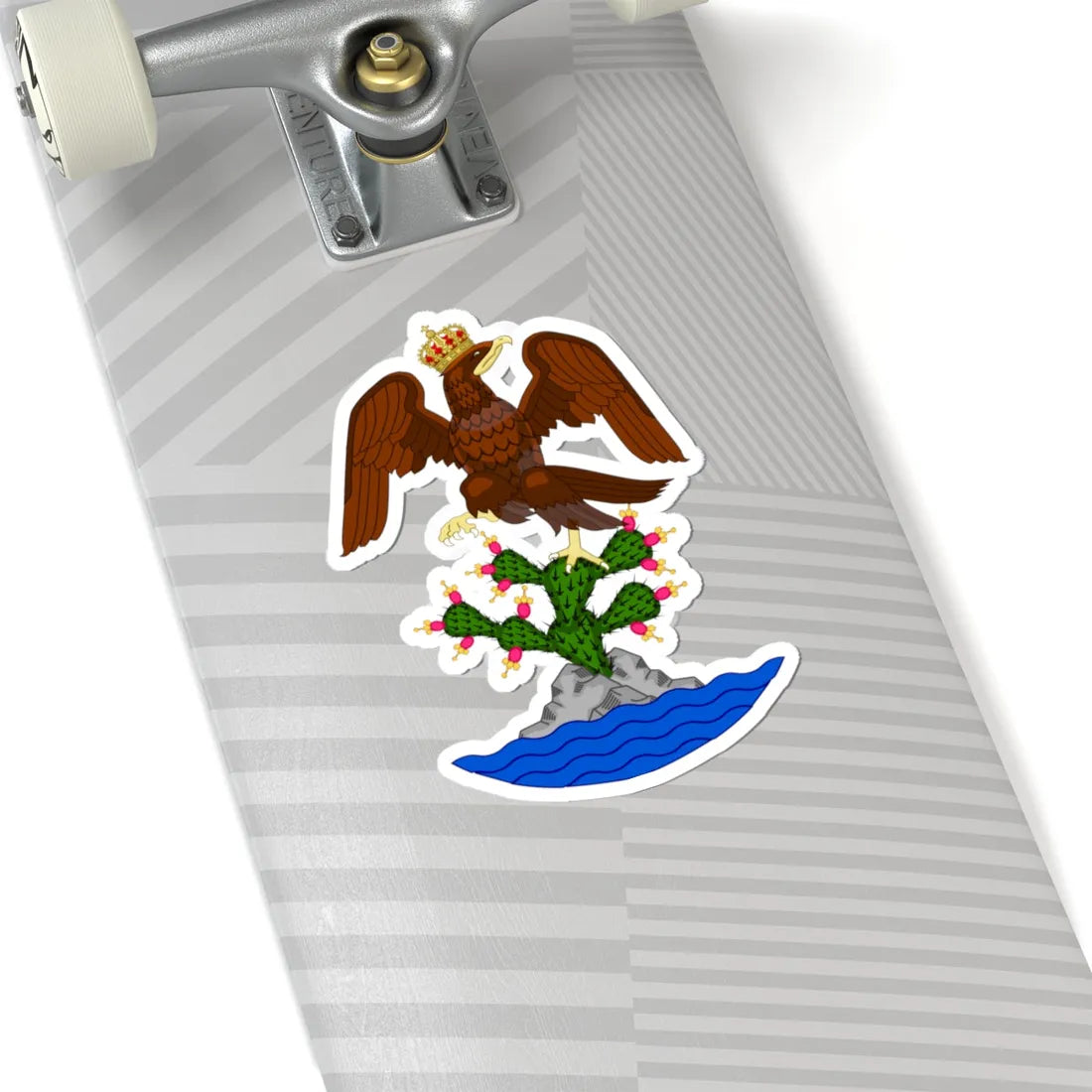 Coat of Arms of the First Mexican Empire (Mexico) (Coat of Arms) STICKER Vinyl Kiss-Cut Decal - The Sticker Space