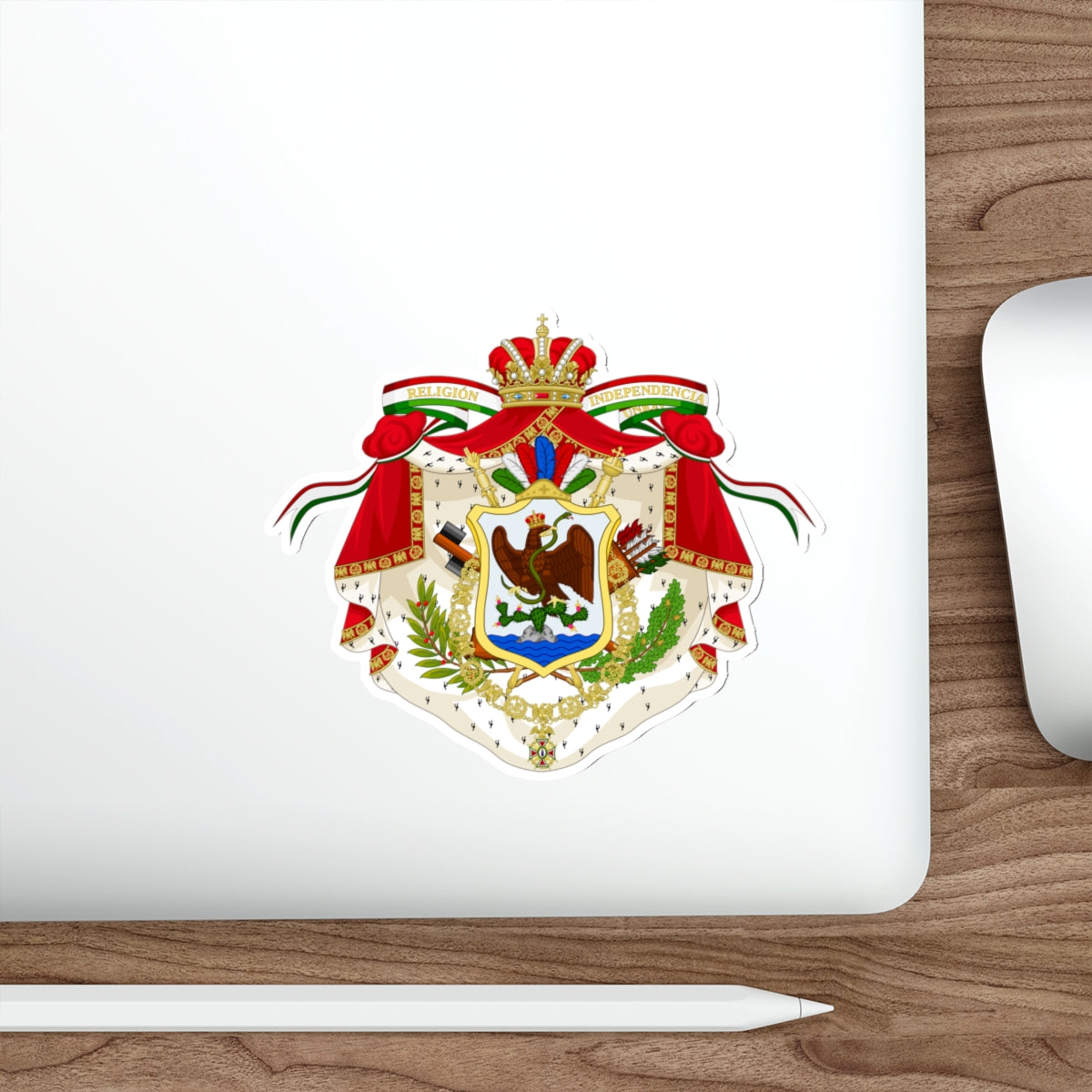 Coat of Arms of the First Mexican Empire STICKER Vinyl Die-Cut Decal-The Sticker Space