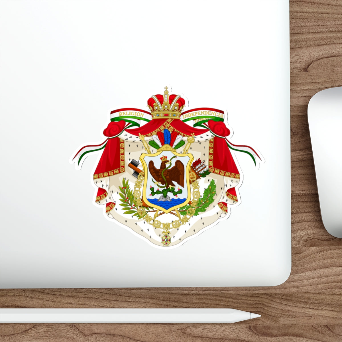 Coat of Arms of the First Mexican Empire STICKER Vinyl Die-Cut Decal-The Sticker Space