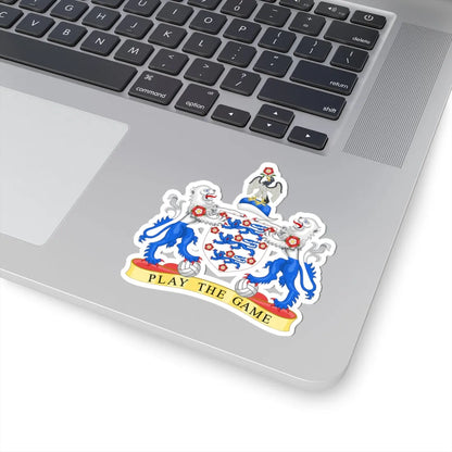 Coat of arms of the Football Association (England) (Coat of Arms) STICKER Vinyl Kiss-Cut Decal - The Sticker Space