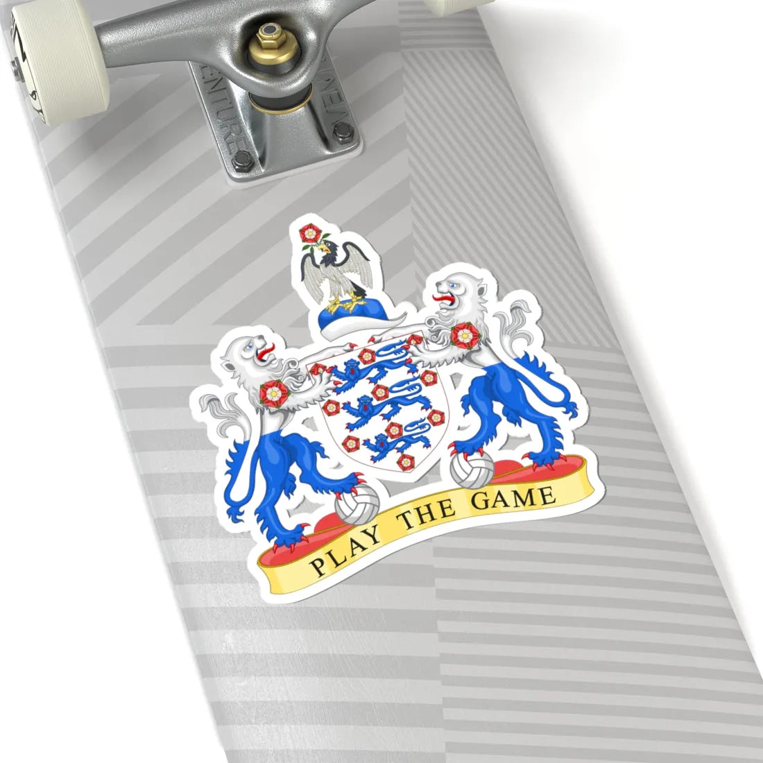 Coat of arms of the Football Association (England) (Coat of Arms) STICKER Vinyl Kiss-Cut Decal - The Sticker Space
