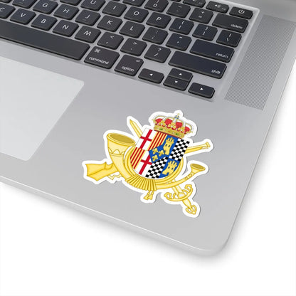 Coat of Arms of the Former 32nd Infantry Regiment San Quintín (Spain) (Coat of Arms) STICKER Vinyl Kiss-Cut Decal - The Sticker Space