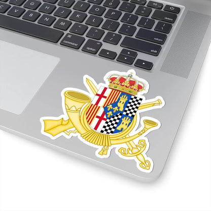 Coat of Arms of the Former 32nd Infantry Regiment San Quintín (Spain) (Coat of Arms) STICKER Vinyl Kiss-Cut Decal - The Sticker Space