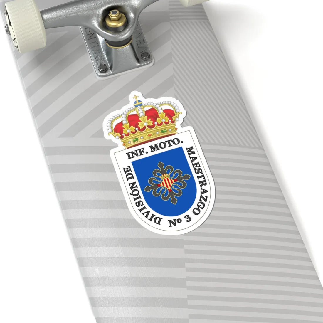 Coat of Arms of the former 3rd Motorized Division Maestrazgo (Spain) (Coat of Arms) STICKER Vinyl Kiss-Cut Decal - The Sticker Space
