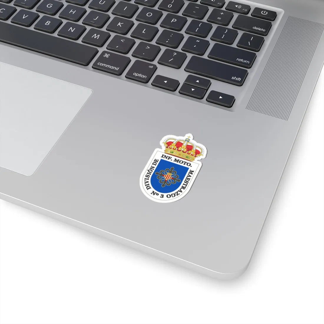 Coat of Arms of the former 3rd Motorized Division Maestrazgo (Spain) (Coat of Arms) STICKER Vinyl Kiss-Cut Decal - The Sticker Space