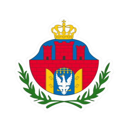 Coat of arms of the Free City of Cracow (Poland) (Coat of Arms) STICKER Vinyl Kiss-Cut Decal 2 Inch White - The Sticker Space