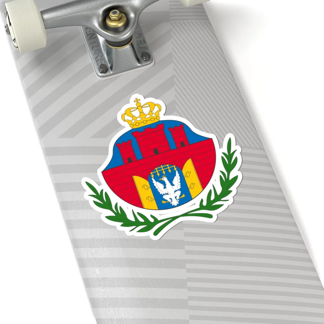 Coat of arms of the Free City of Cracow (Poland) (Coat of Arms) STICKER Vinyl Kiss-Cut Decal - The Sticker Space
