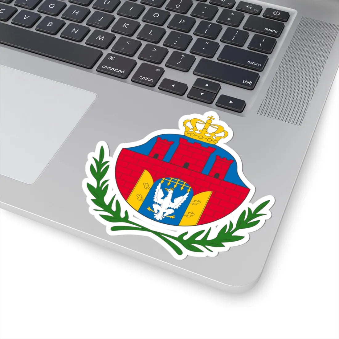 Coat of arms of the Free City of Cracow (Poland) (Coat of Arms) STICKER Vinyl Kiss-Cut Decal - The Sticker Space
