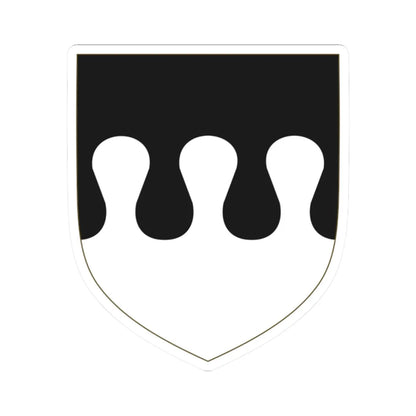 Coat of arms of the Fregoso Family (Italy) (Coat of Arms) STICKER Vinyl Kiss-Cut Decal 2 Inch White - The Sticker Space