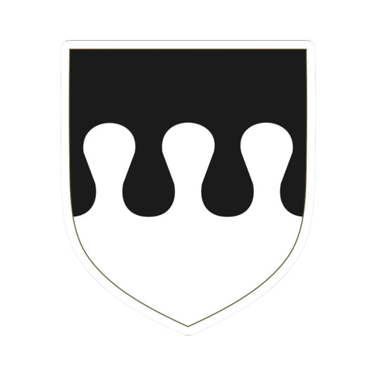 Coat of arms of the Fregoso Family (Italy) (Coat of Arms) STICKER Vinyl Kiss-Cut Decal 2 Inch White - The Sticker Space