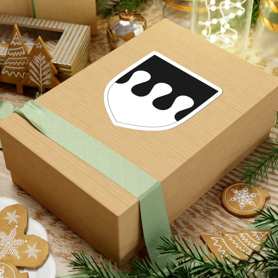 Coat of arms of the Fregoso Family (Italy) (Coat of Arms) STICKER Vinyl Kiss-Cut Decal - The Sticker Space