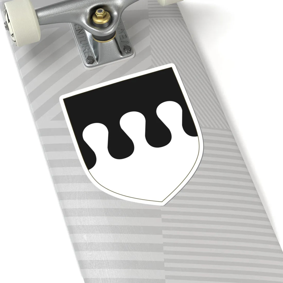 Coat of arms of the Fregoso Family (Italy) (Coat of Arms) STICKER Vinyl Kiss-Cut Decal - The Sticker Space