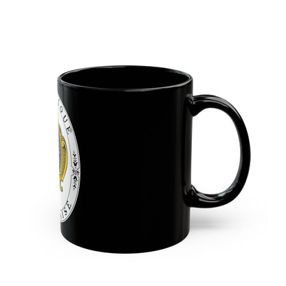 Coat of arms of the French Republic (1905) - Black Coffee Mug-The Sticker Space