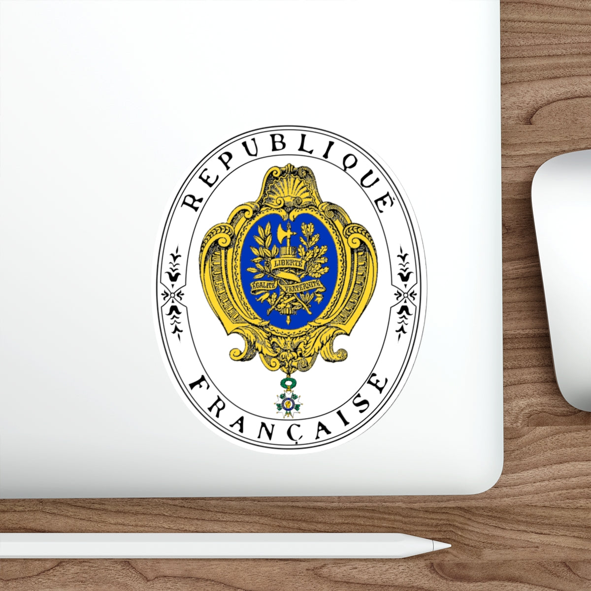 Coat of arms of the French Republic (1905) STICKER Vinyl Die-Cut Decal-The Sticker Space