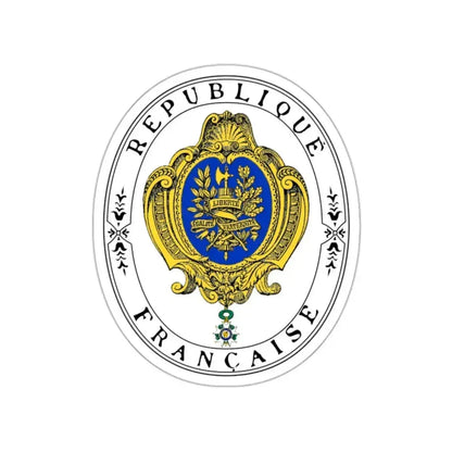 Coat of arms of the French Republic (1905) STICKER Vinyl Die-Cut Decal 2 Inch - The Sticker Space