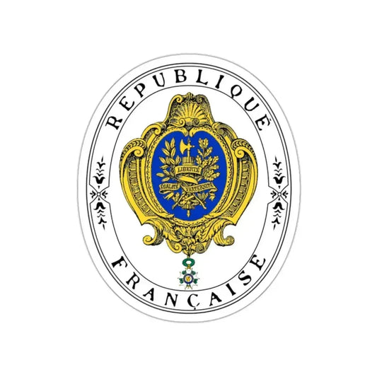 Coat of arms of the French Republic (1905) STICKER Vinyl Die-Cut Decal 2 Inch - The Sticker Space