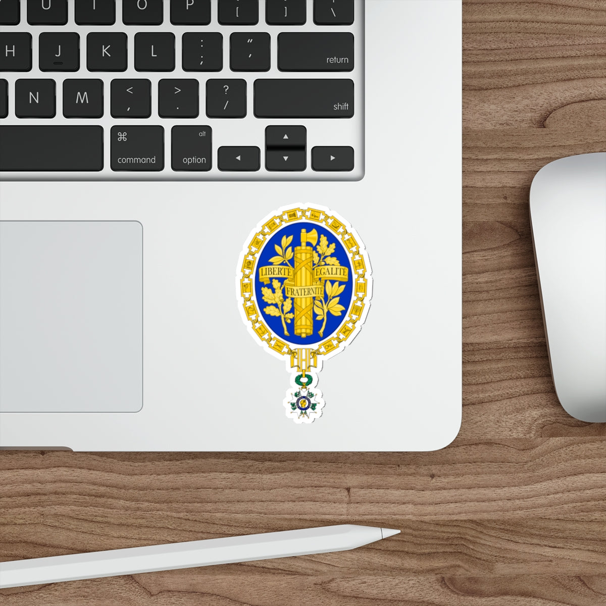 Coat of arms of the French Republic STICKER Vinyl Die-Cut Decal-The Sticker Space