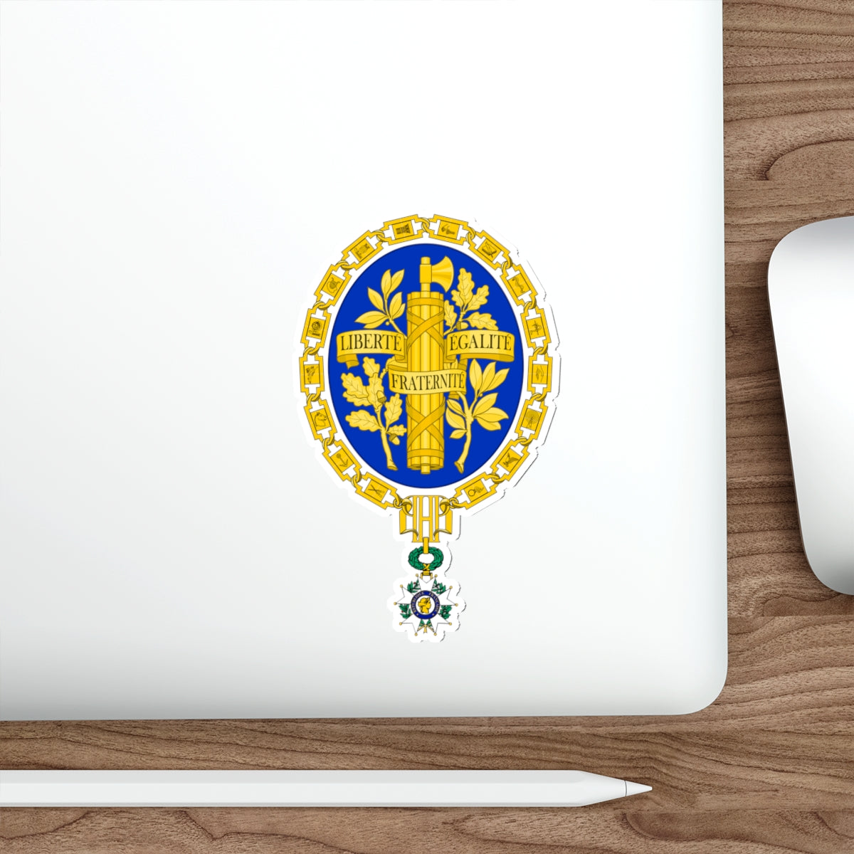 Coat of arms of the French Republic STICKER Vinyl Die-Cut Decal-The Sticker Space