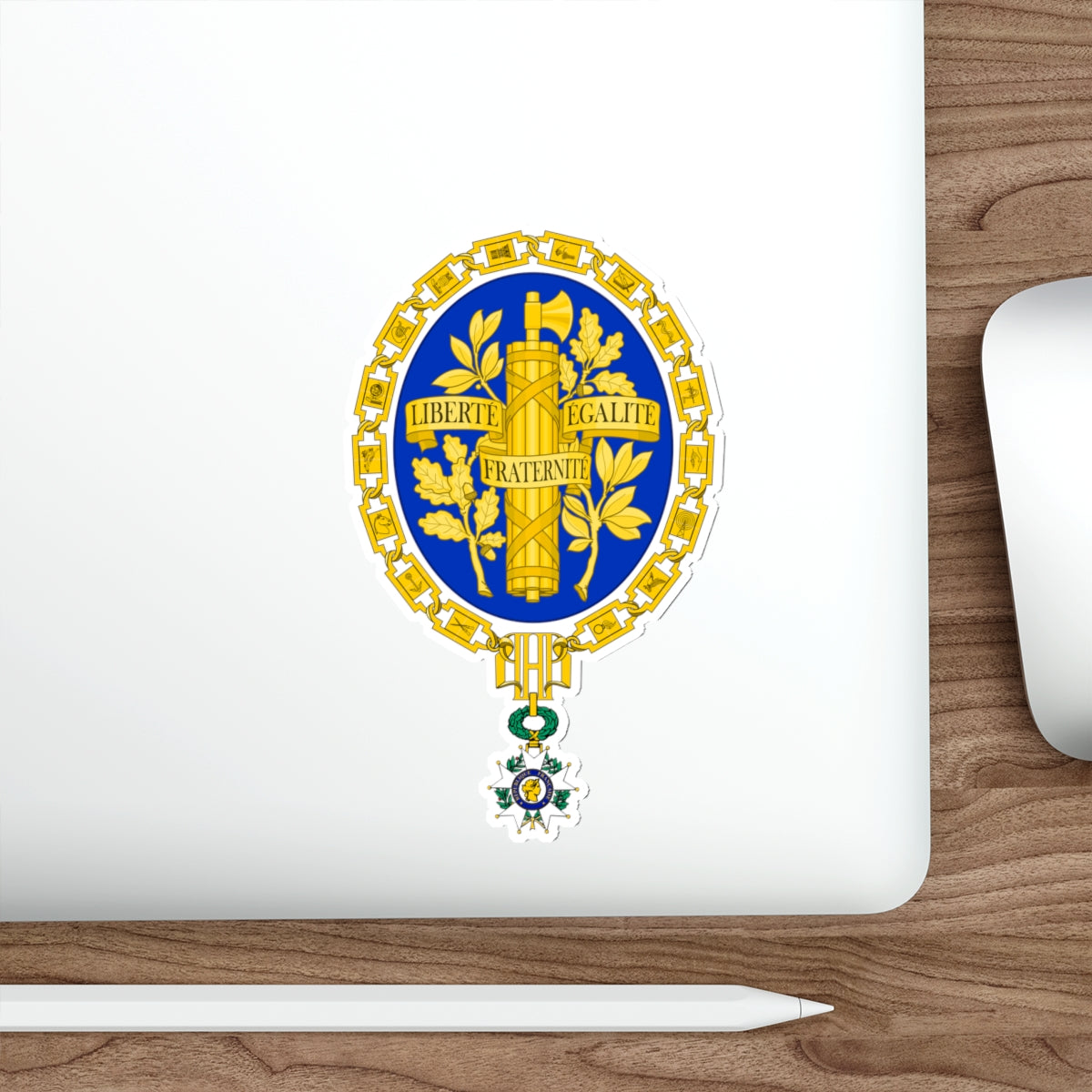 Coat of arms of the French Republic STICKER Vinyl Die-Cut Decal-The Sticker Space